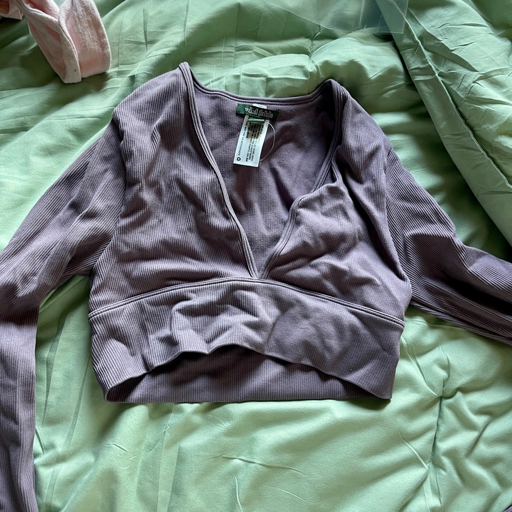 long sleeve workout top